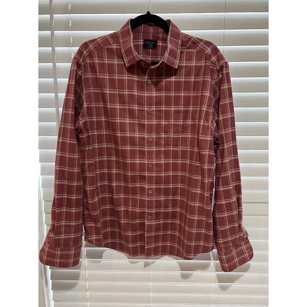 Untuckit Long Sleeve Button‎ Up Shirt - Size L